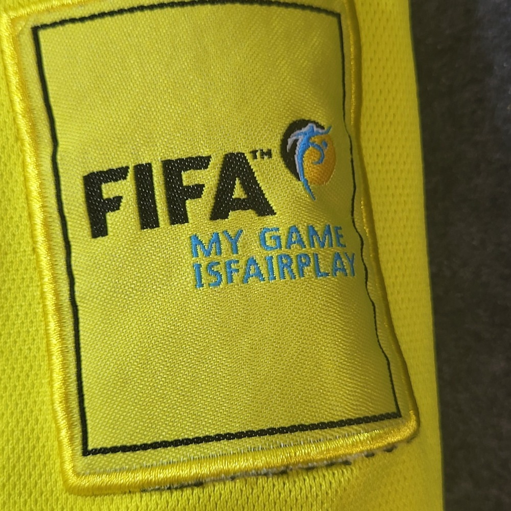 Adidas Colombia National Team Yellow Jersey XL Climacool Short Sleeve Yellow - Picture 7 of 13